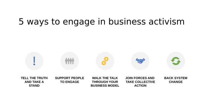 5 Ways To Engage In Business Activism 2